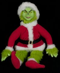 Grinch Who Stole Christmas Two Faced Talking Plush Doll (Movie)